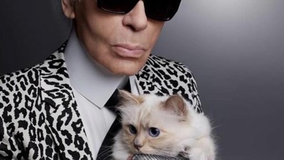 Foto: Liburan Jetset Kucing Mendiang Karl Lagerfeld
