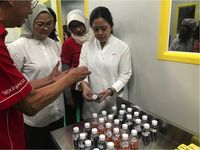 Puan Maharani Serahkan Izin Edar Kapsul Lunak Sido Muncul