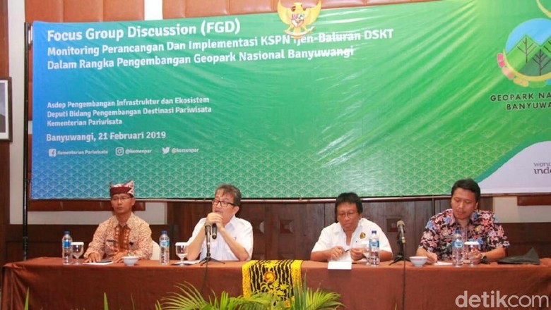 FGD Geopark Banyuwangi (Ardian Fanani/detikTravel) FGD Geopark Banyuwangi (Ardian Fanani/detikTravel)