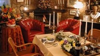 Konsepnya seperti rumah klasik, tapi restoran Solo Per Due di Italia menawarkan pengalaman bersantap yang tidak terlupakan. Di sini hanya ada dua kursi yang tersedia, dan berdiri di dalam bangunan cantik bersejarah. Foto: Istimewa