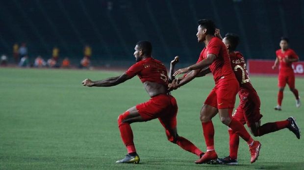 Timnas Indonesia U-22 tak terkalahkan di babak penyisihan.