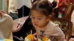 Pose Menggemaskan Seraphina Rose, Putri Yasmin Wildblood Saat Makan