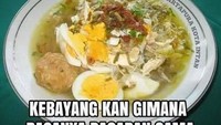 Orang Banjar mana suaranya? Masa sih pacaran sama orang Banjar bikin ketagihan sama seperti nikmatnya soto Banjar? Foto: Istimewa