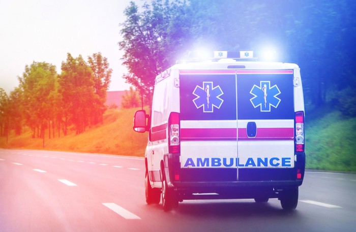 Ilustrasi ambulans.