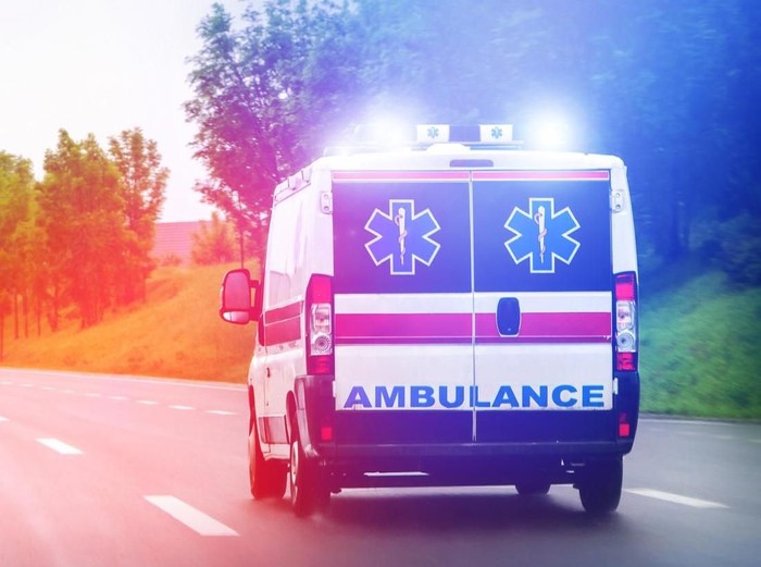 Ilustrasi ambulans.