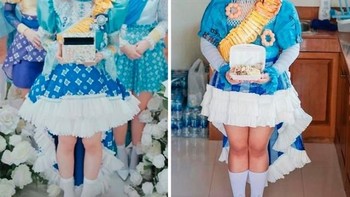 Tak heran ya aksi Sin e menyedot perhatian netizen. Foto: instagram.com/framsook_lek_lek/