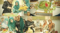 Wanita yang juga dokter ini sempatkan meninjau inovasi olahan hasil perikanan di Karawang. Wah, ada menu agar-agar ikan bandeng! Foto: Instagram cellicanurrachadiana