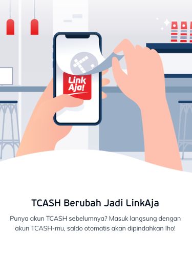 Aplikasi layanan uang elektronik Tcash berubah jadi LinkAja.