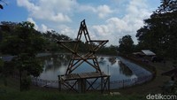 Menyusuri wisata alam di Ungaran seolah tak ada habisnya. Inilah Embung Sebligo di Desa Lerep, Ungaran, Kabupaten Semarang (Aji Kusuma/detikTravel)