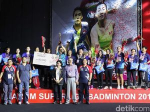PB Mutiara Cardinal Bandung Juara Superliga Badminton Putri