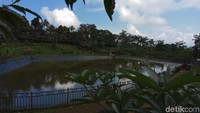 Semula Embung Sebligo hanya difungsikan untuk irigasi sawah dan perkebunan. Hingga kini tidak ada pungutan biaya masuk ke Embung Sebligo (Aji Kusuma/detikTravel)