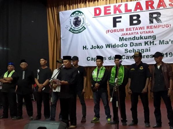 Dukungan FBR untuk Jokowi Dua Periode