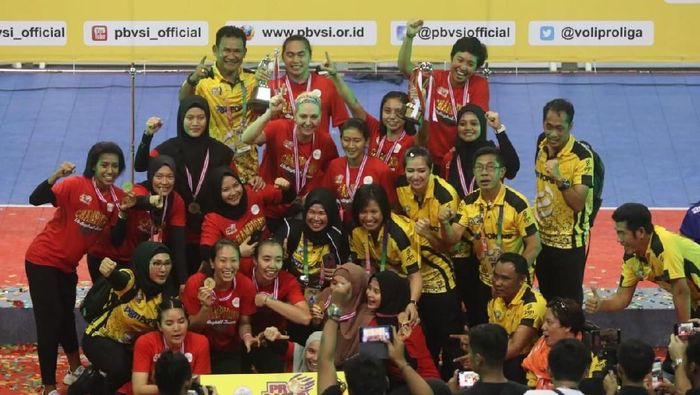Jakarta PGN Popsivo Polwan juara Proliga 2019 (Foto: dok. Proliga) Jakarta PGN Popsivo Polwan juara Proliga 2019 (Foto: dok. Proliga)