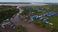 Jembatan gantung ini memiliki panjang 72 meter. Pool/Wika.