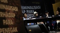 Diskusi dilatari oleh tindakan kekerasan dan teror yang menyasar para penegak hukum terkait kasus-kasus yang ditangani.