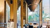 Desainnya benar-benar mengaburkan kesan pabrik semem. Istimewa/Inhabitat.