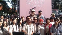 Acara gala premier Dilan 1991 sudah dimulai sejak tadi pagi. Mulai dari peresmian Sudut Film Dilan atau Dilan Corner. Foto: Veynindia Pardede/ detikHOT