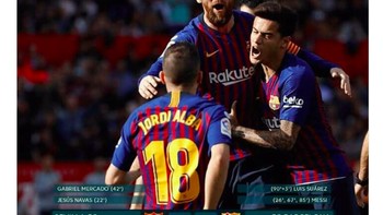 Netizen ini menganggap Messi saat ini masih terbaik di dunia. Foto: istimewa