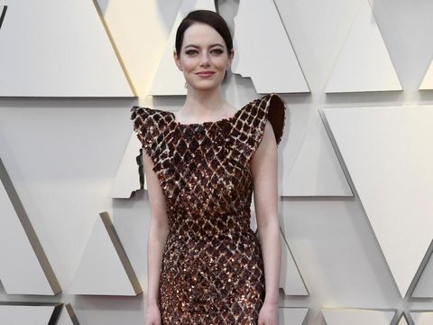 HOLLYWOOD, CALIFORNIA - FEBRUARY 24: Emma Stone attends the 91st Annual Academy Awards at Hollywood and Highland on February 24, 2019 in Hollywood, California. (Photo by Frazer Harrison/Getty Images)