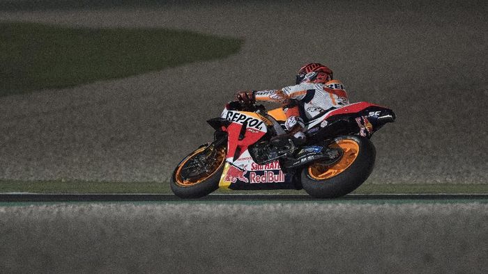 Marc Marquez menjadi yang tercepat di Free Practice ketiga MotoGP Qatar 2019. (Foto: Mirco Lazzari gp/Getty Images) Marc Marquez menjadi yang tercepat di Free Practice ketiga MotoGP Qatar 2019. (Foto: Mirco Lazzari gp/Getty Images)