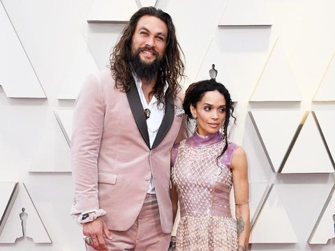 HOLLYWOOD, CALIFORNIA - FEBRUARY 24: (L-R) Jason Momoa and Lisa Bonet attend the 91st Annual Academy Awards at Hollywood and Highland on February 24, 2019 in Hollywood, California. (Photo by Frazer Harrison/Getty Images)