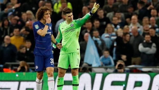 Kepa Arrizabalaga menolak diganti oleh Maurizio Sarri.