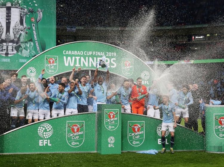 Manchester City Pertahankan Gelar Juara Piala Liga Inggris