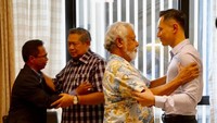 Xanana menjenguk Ani Yudhoyono di National University Hospital, Singapura, pada Minggu, 24 Februari 2019, pukul 16.20 waktu setempat. Istimewa/Dok PD.