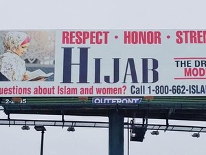 Billboard Hijab Curi Perhatian di Amerika, Ajak Warga Menghargai Hijabers