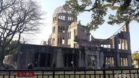 Hiroshima Peace Memorial atau Genbaku Dome adalah monumen penting bagi masyarakat Jepang. Di tempat inilah, bom atom pertama dijatuhkan di Jepang. (Bonauli/detikTravel)