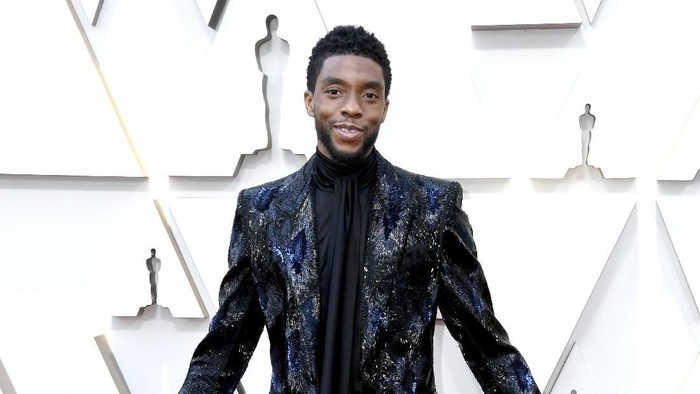 Chadwick Boseman HOLLYWOOD, CALIFORNIA - FEBRUARY 24: Chadwick Boseman attends the 91st Annual Academy Awards at Hollywood and Highland on February 24, 2019 in Hollywood, California. (Photo by Frazer Harrison/Getty Images)
