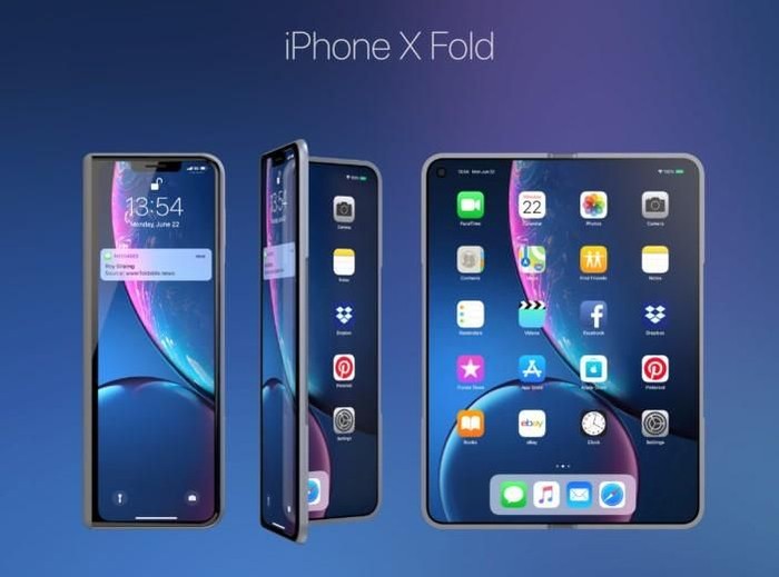 Konsep iPhone X Fold