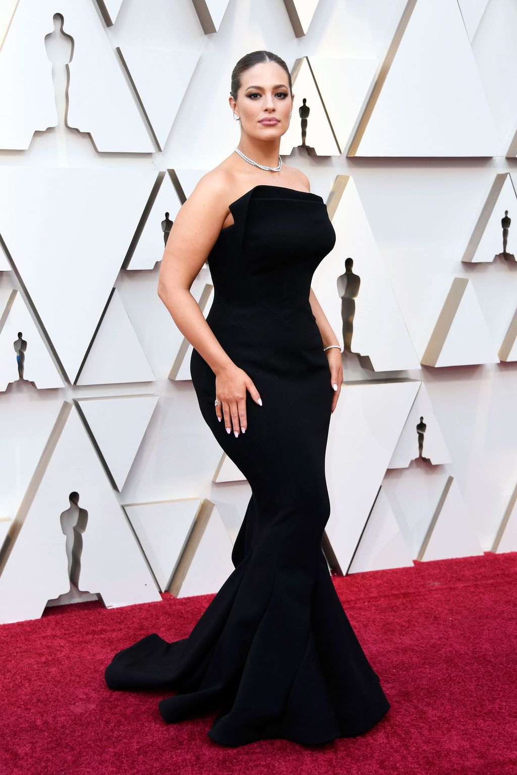 HOLLYWOOD, CALIFORNIA - FEBRUARY 24: Ashley Graham attends the 91st Annual Academy Awards at Hollywood and Highland on February 24, 2019 in Hollywood, California. (Photo by Frazer Harrison/Getty Images)