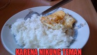 Hemm selain supaya kuat menghadapi kenyataan, sarapan juga bikin kuat nikung teman. Wah kalau yang ini sih bahaya. Foto: Istimewa