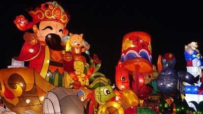 Foto: Cantiknya Festival Lampion di Taiwan