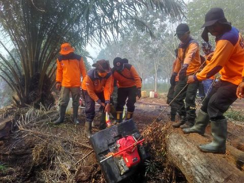 742 Hektare Lahan di Bengkalis Riau Terbakar