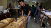 Surat suara itu nantinya akan didistribusikan ke setiap kecamatan di Jakarta Utara untuk pelaksanaan Pemilu 2019 pada April mendatang.