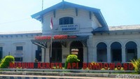 Inilah Museum Kereta Api Bondowoso, yang bangunannya menempati bekas stasiun kereta Bondowoso (Chuk Shatu/detikTravel)
