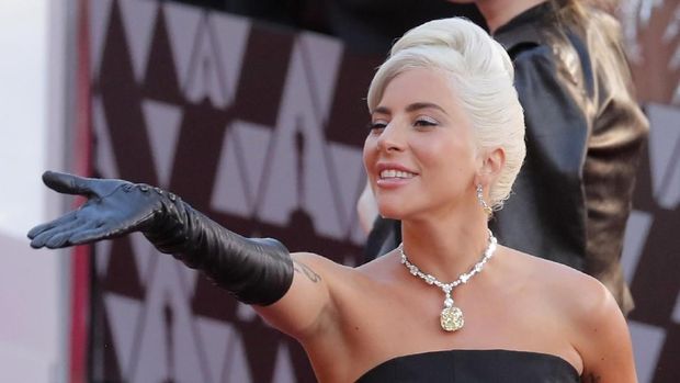 Lady Gaga hadir pada Oscar Award 2019. (REUTERS / Lucas Jackson)