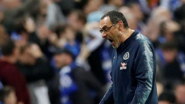 Maurizio Sarri sempat marah saat Kepa tak mau diganti