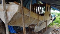 Untuk yang sedang ukuran 30 balok kayu, harganya sekitar Rp 15 Juta (Wahyu/detikTravel)  