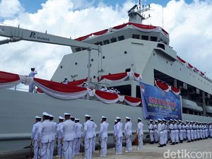 Video: Kapal Pengangkut Tank Karya Anak Bangsa Resmi Perkuat TNI AL