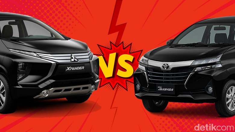 Xpander Vs Avanza. Foto: Luthfy Syahban