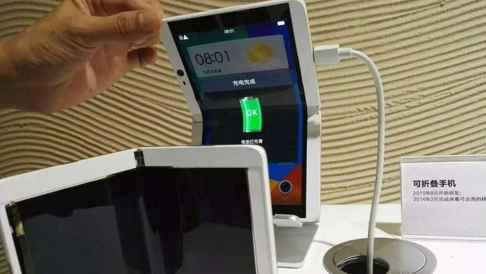 Bocoran penampakan ponsel layar lipat Oppo yang belum resmi diperkenalkan. (Foto: Oppo) Bocoran penampakan ponsel layar lipat Oppo yang belum resmi diperkenalkan. (Foto: Oppo)