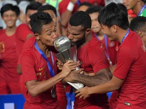 Sani Rizki, Jimat Keberuntungan Timnas Indonesia U-22 Berpangkat Bripda