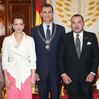 Lalla Salma juga aktif dalam gerakan sosial untuk mencegah penyebaran HIV/AIDS di Afrika, selain itu juga mendukung pemberdayaan perempuan.  Foto: Getty Images