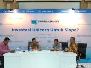 Modal Asing Masuk ke Unicorn RI Capai Rp 35 T/ Tahun