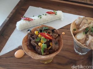 Mushroom Cone Duo, Manis Gurih Tortilla Dalam Satu Gigitan