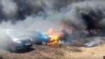 Ratusan Mobil Terbakar karena Rokok
