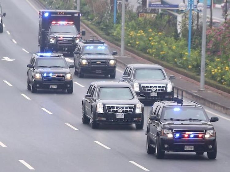Rp 37 Juta/Menit untuk Iring-iringan Donald Trump